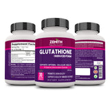 Zenith Nutrition Glutathione 250mg  - 30 Veg caps