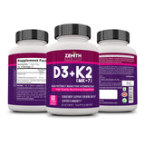 Vitamin D3 & K2 - 60 Veg caps