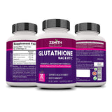 Glutathione, NAC & Vitamin C  - 30 Veg caps