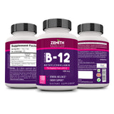 Methylcobalamin/Vitamin B12 - 100 Veg caps