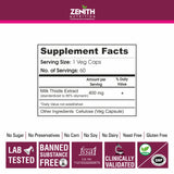 Zenith Nutrition Silymarin Milk Thistle 400mg - 60 Veg caps