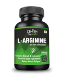 Zenith Sports L-Arginine - 60 VegiCaps | 1000mg per serving of 2 caps | Muscle Building | Promotes Stamina & Endurance