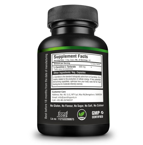 optimum nutrition l-carnitine 500mg L-Carnitine500 (Capsules) L-Carnitine 500 mg