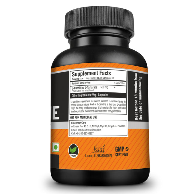 AS-IT-IS Nutrition L-Carnitine Capsules