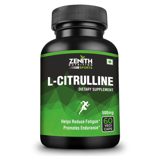 Zenith Sports L-Citrulline - 1000mg per serving of 2 caps | Natural Amino Acid for Muscles