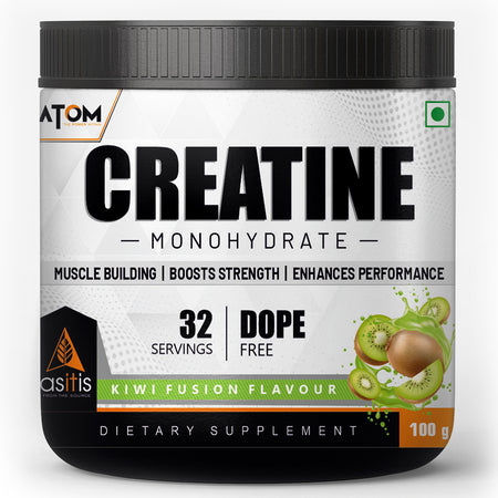 ATOM Creatine Monohydrate 1500mg | 20 Effervescent Tablets | Pink Lemonade