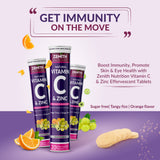 Buy  Vitamin C & Zinc - 20 Effervescent Tablets | Antioxidant - Immunity - Skincare| Collagen Builder